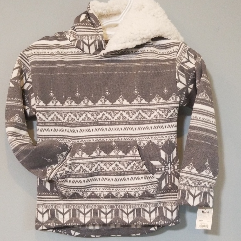Girls Mudd fleece sweater